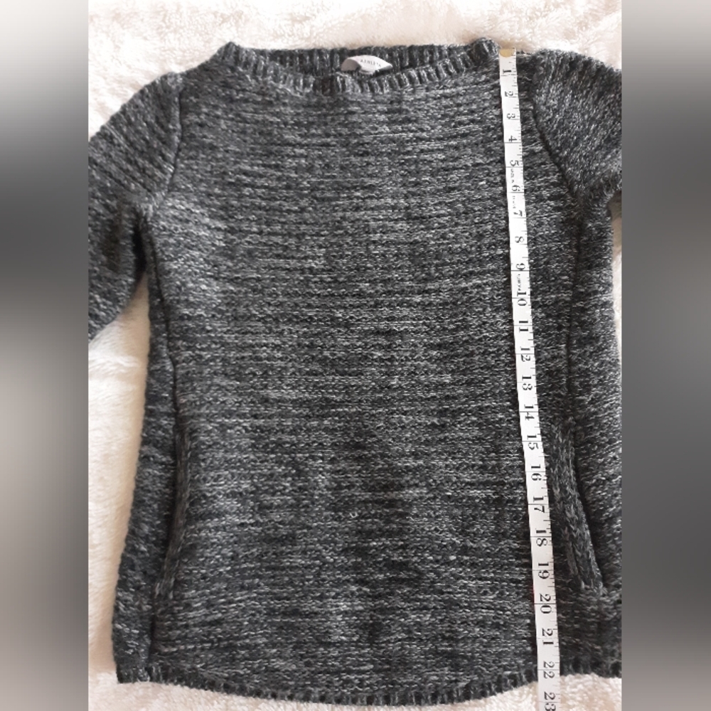 Merino Wool Sweater with Pockets - Picture 3 of 7